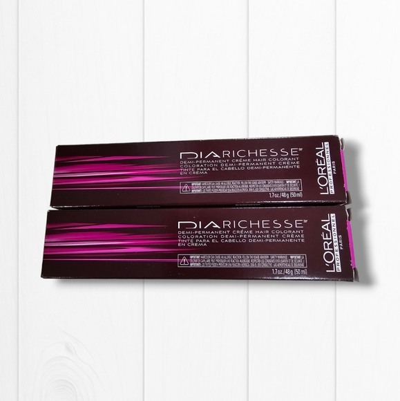 L'Oreal Professionnel DIARichesse 2x Ammonia-Free 7.24/7VC Pearly Butterscotch - Picture 3 of 16
